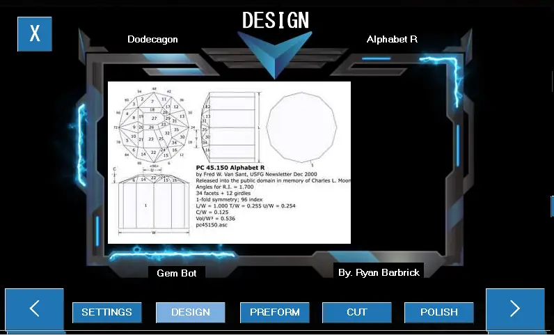 Gem Bot touch screen — manual page 32