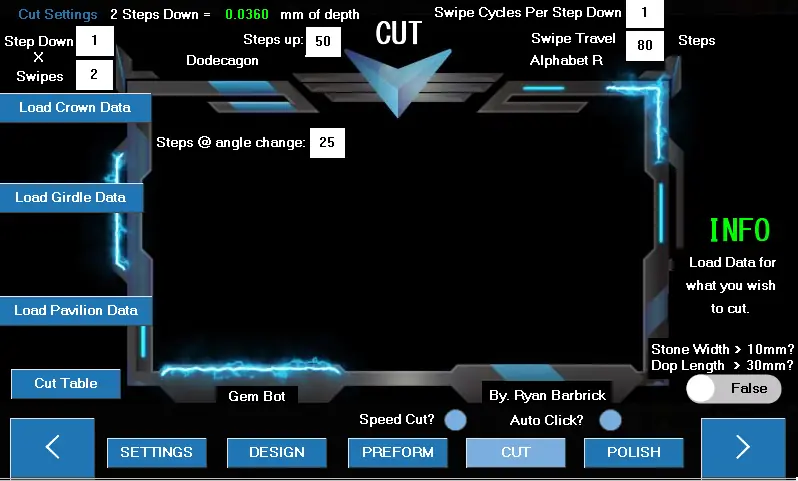 Gem Bot touch screen — manual page 41